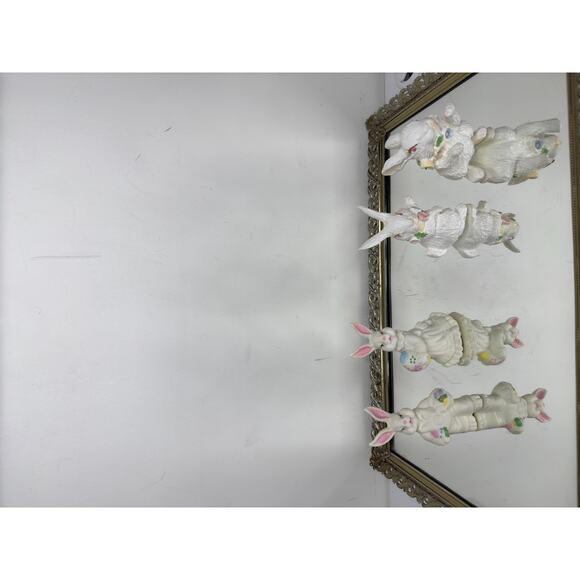 Two Sets of Vintage Easter Bunny Figurines - Picture 9 of 9